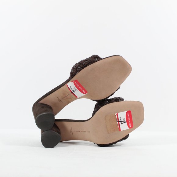 Veronica Beard Kerra Slide Sandal - Expresso Brown 6.5M - Picture 4 of 5